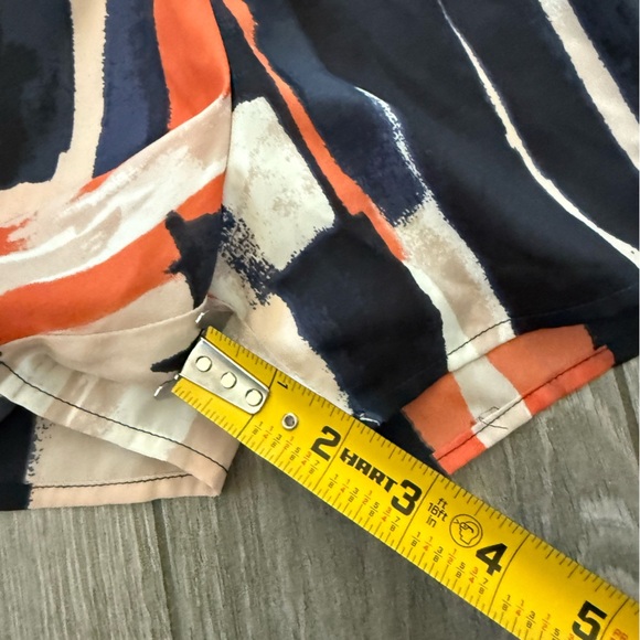 Elevenses|Anthropologie Off-Shoulder romper in multicolor Artsy print•••size 6 - Picture 12 of 13